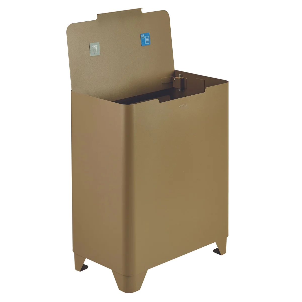 Prosper- Poubelle de tri sélectif 2x30L Osmoze Made in France Prosper