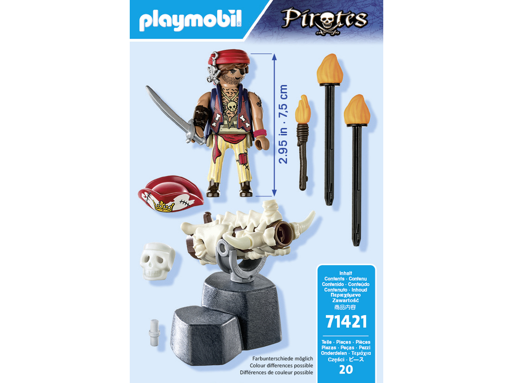 ARTILHEIRO PIRATA PLAYMOBIL