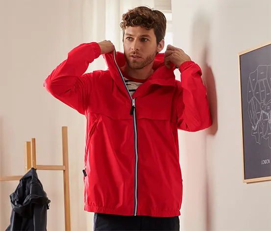 Windbreaker-Jacke, rot
