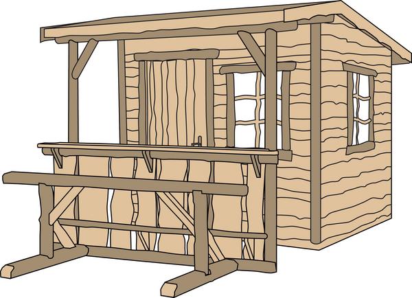 Weka Gartenhaus Nature 1, ca. B287/H251/T331