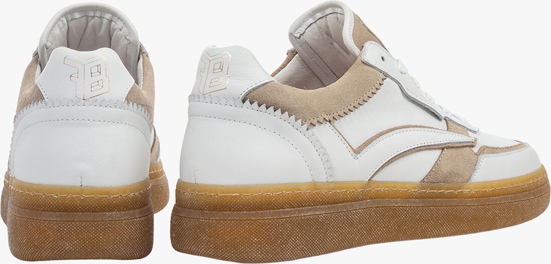 witte floris van bommel lage sneakers sfw-10158 fygi