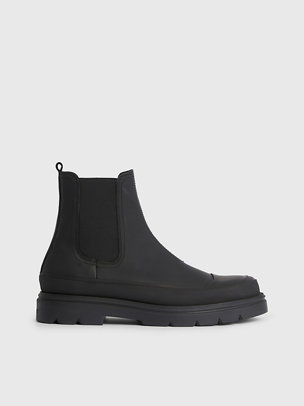 botas de couro até o tornozelo