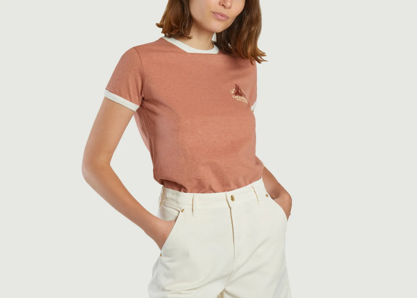 T-shirt Chouinard Crest Ringer Responsibili Patagonia