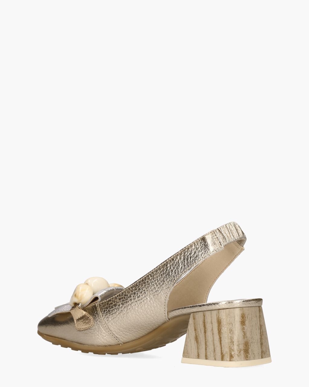 Hispanitas HV253945 Goud Dames Slingbackloafers