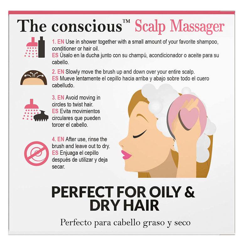 Biovène The Conscious™ Scalp Massager Biodegradable Shampooing Brush Pink