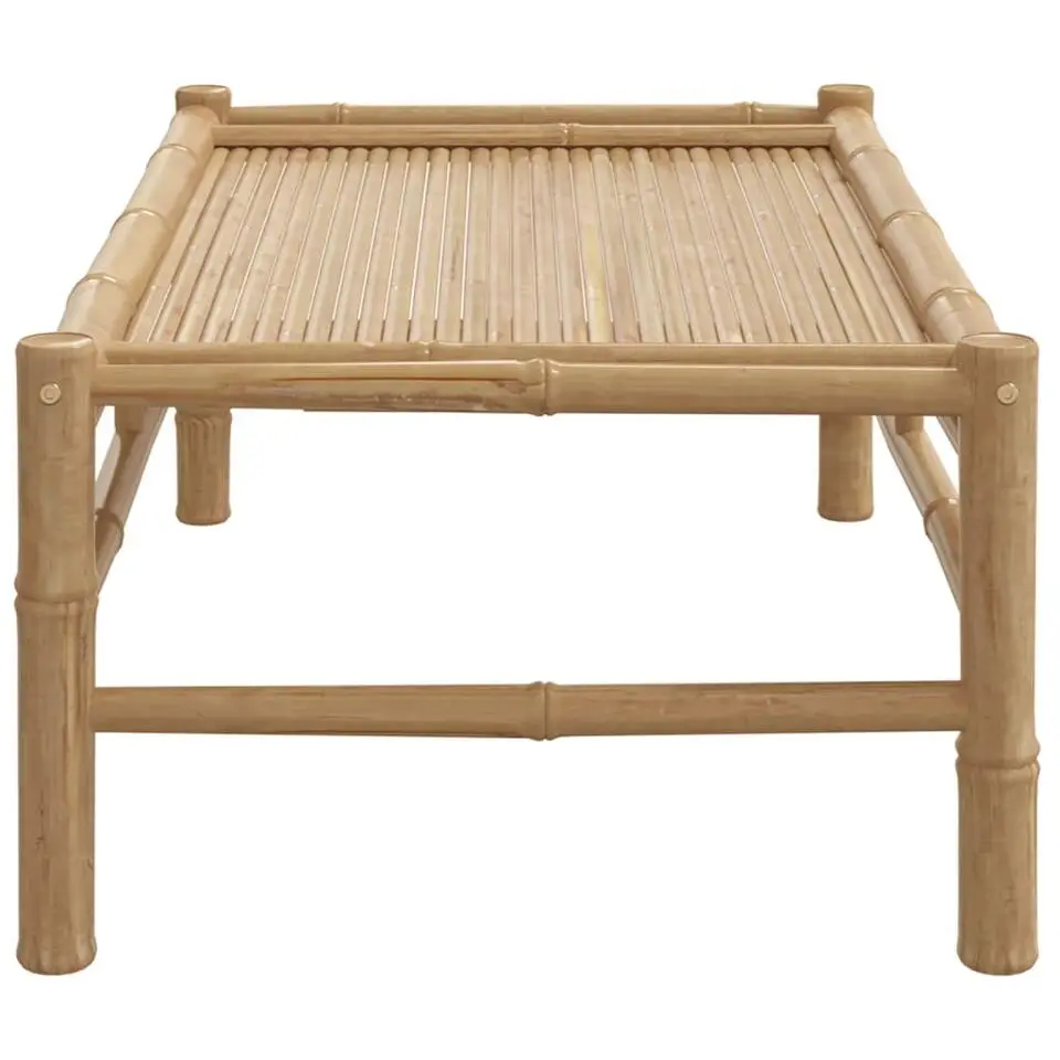 vidaXL - Tuintafel - Bruin - Bamboe - 100 x 55 x 33 cm