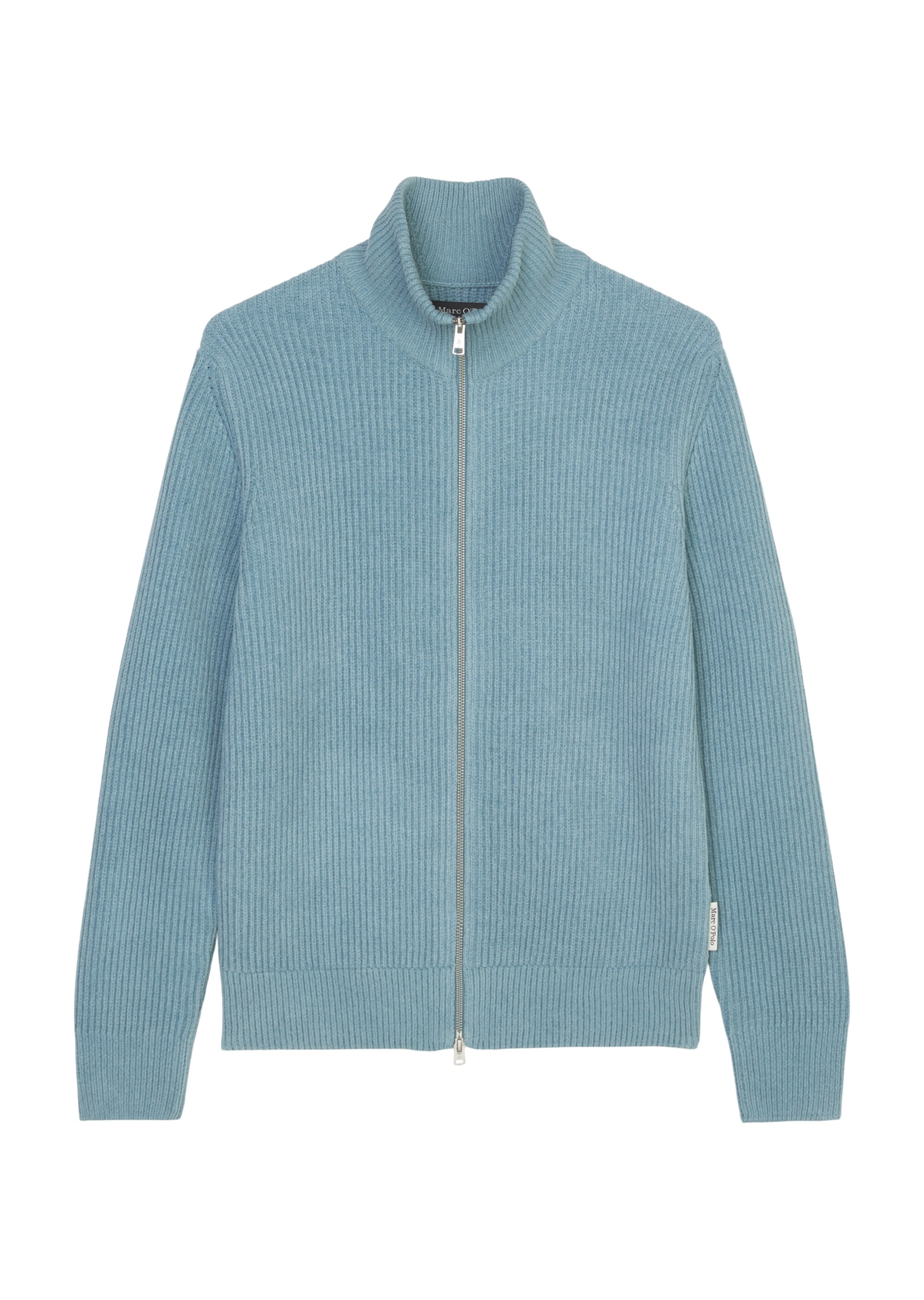 Zip-Cardigan relaxed aus softem Organic Cotton-Chenille