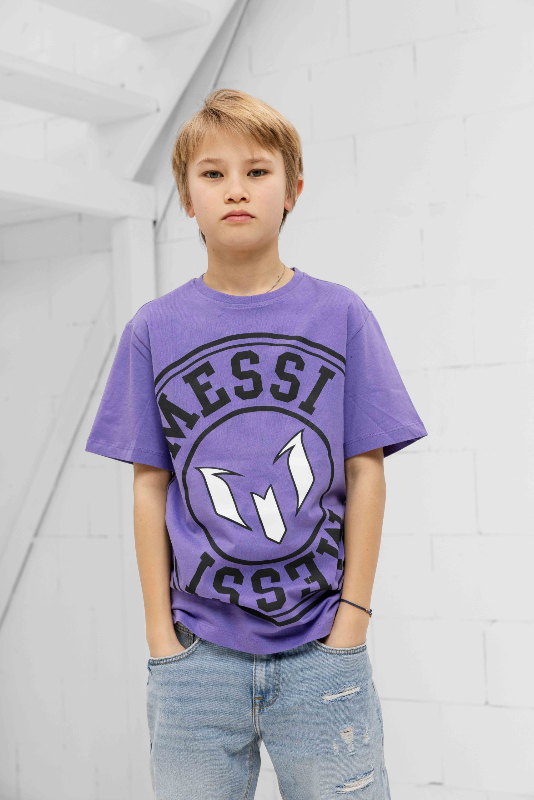 Vingino X Messi Heric T-Shirt Kids Paars