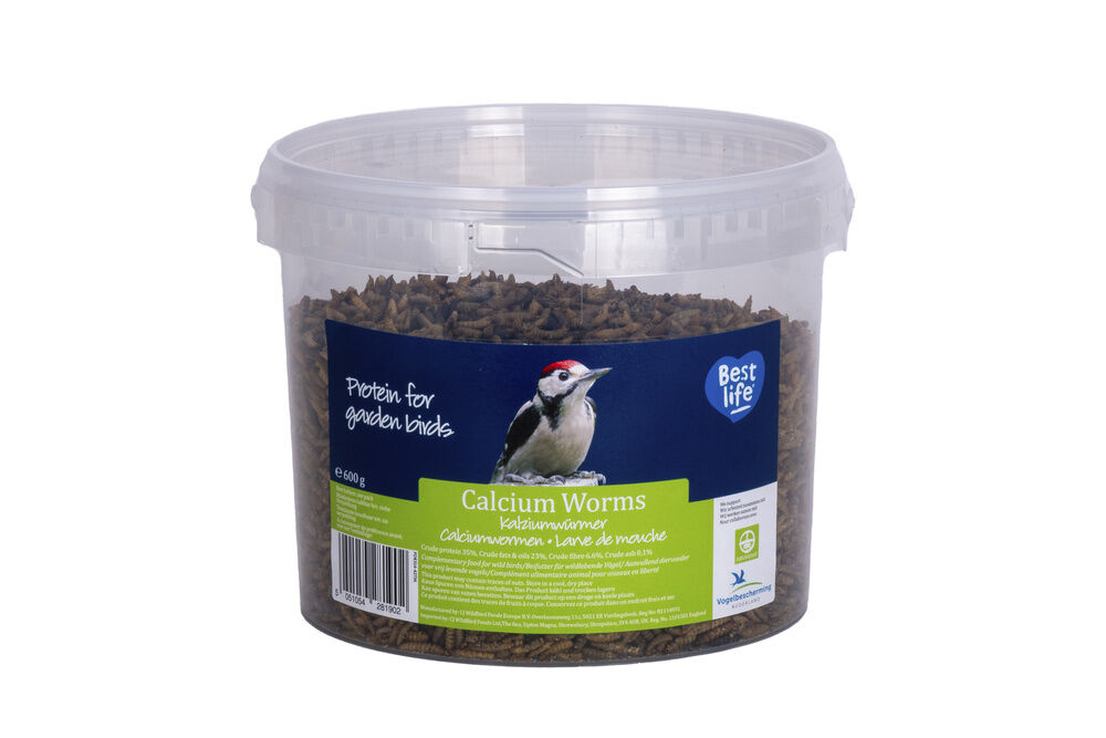 CJ Wildlife Calciumwormen - Tuinvogelvoer - 600 Gram