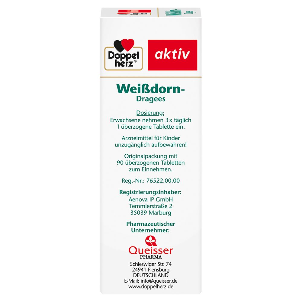 Doppelherz® aktiv Weißdorn-Dragees