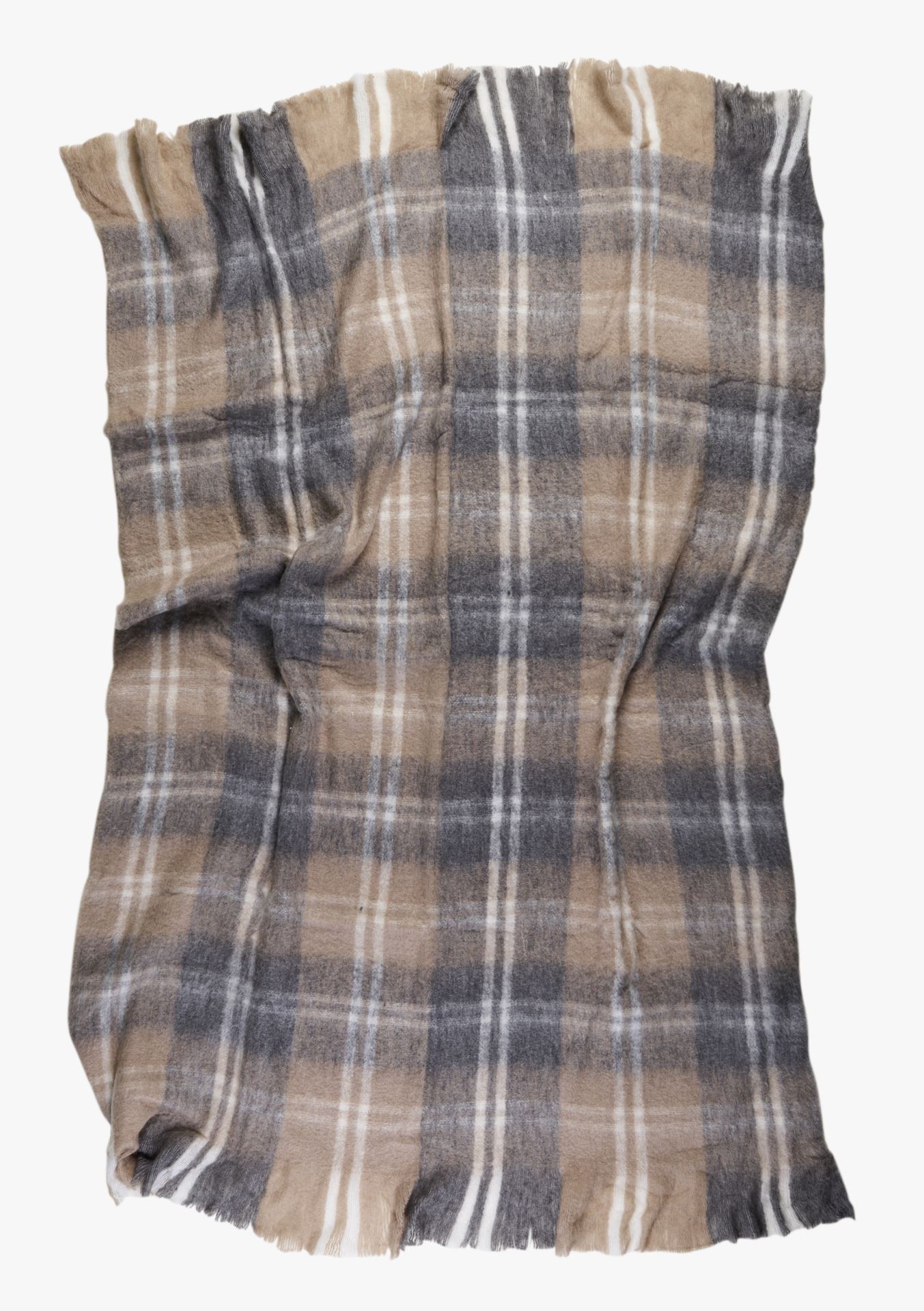 Pledd multi beige - 130x170 cm