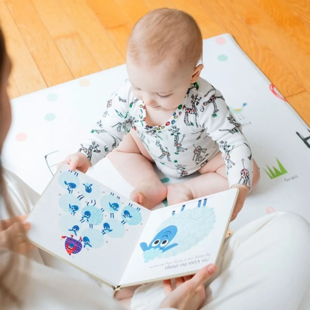 Baby Care Tapis de Jeux Réversible Petit - Dinosaure