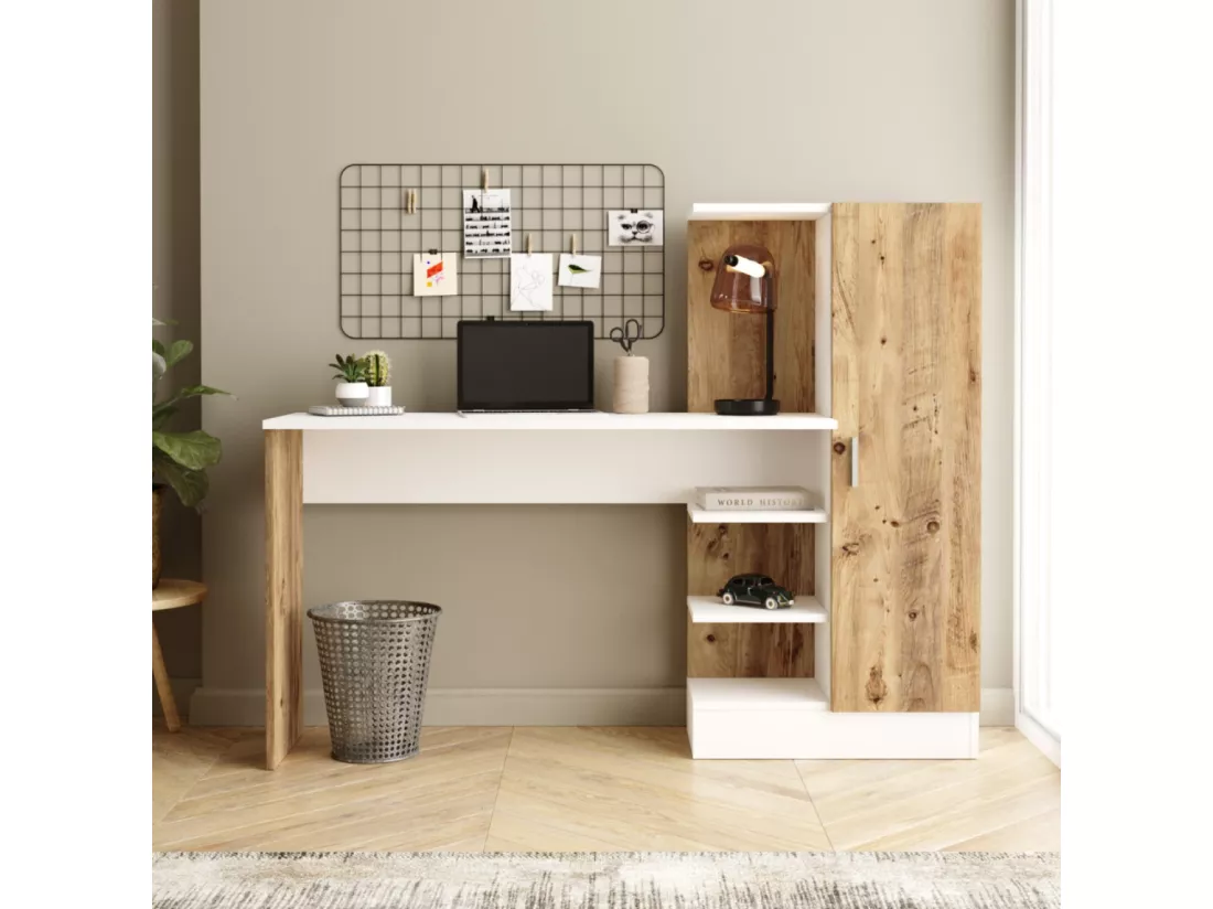 Bureau design avec rangements TEHDA