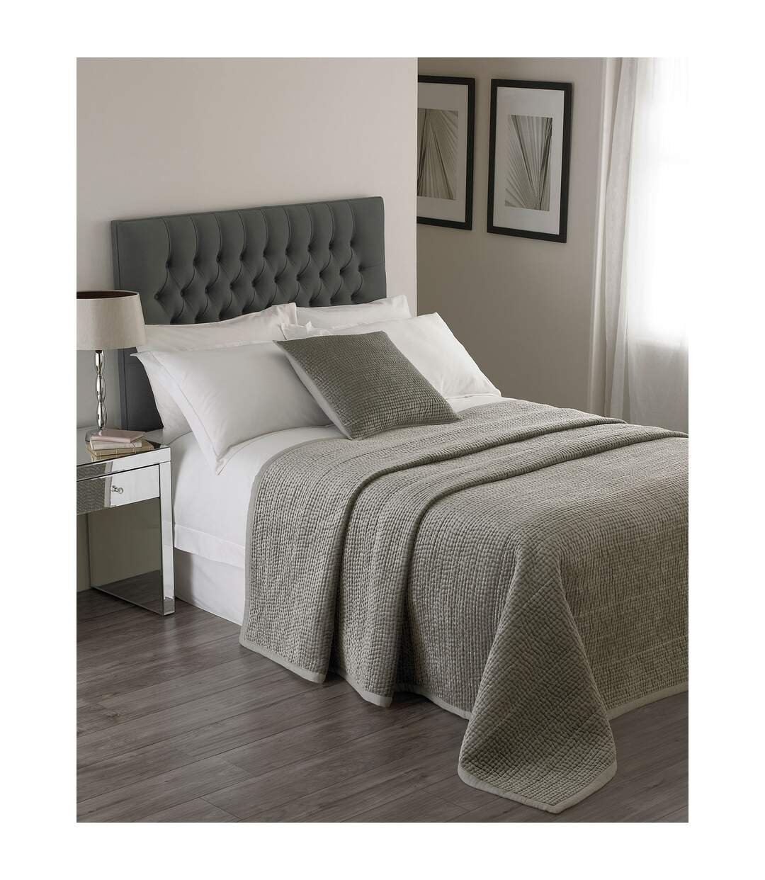 Riva Home Brooklands - Couvre-lit (Argent) - UTRV206