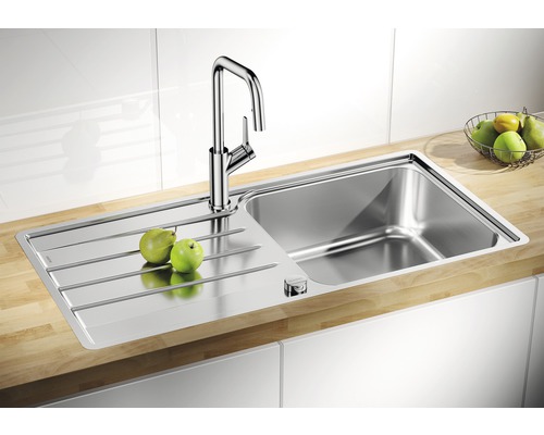 Blanco LEMIS XL 6 S-IF spoelbak, 1000 x 500 mm, roestvrij staal, geborstelde afwerking, 523035