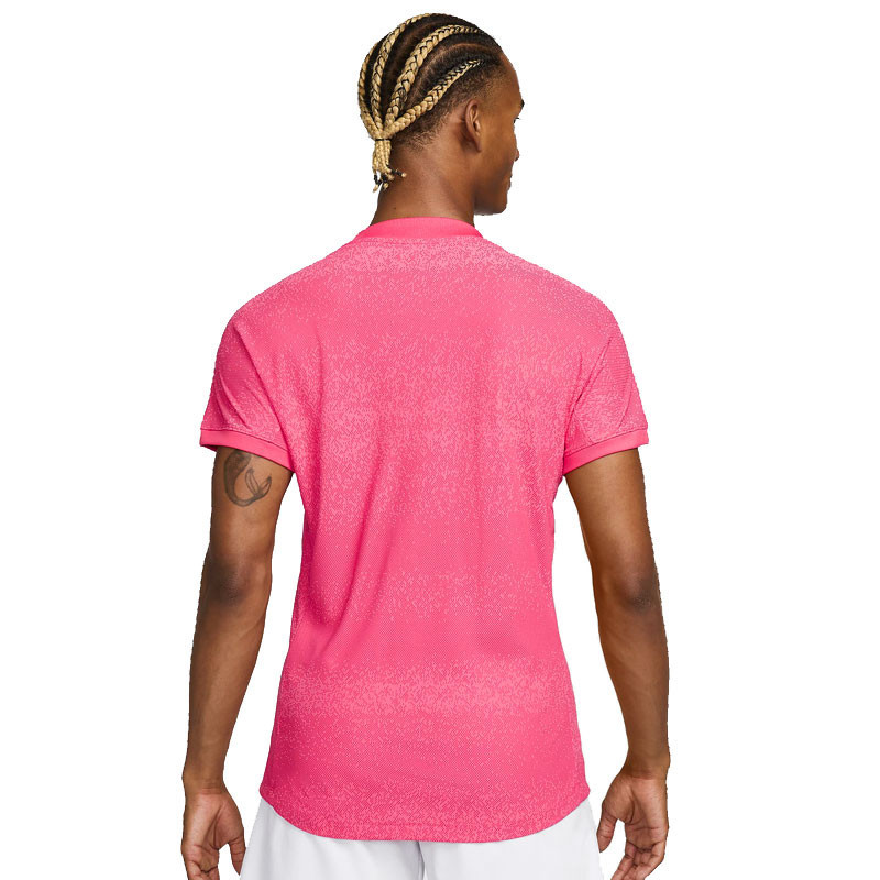 Tee-Shirt de tennis Nike ADV Rafael Nadal rose