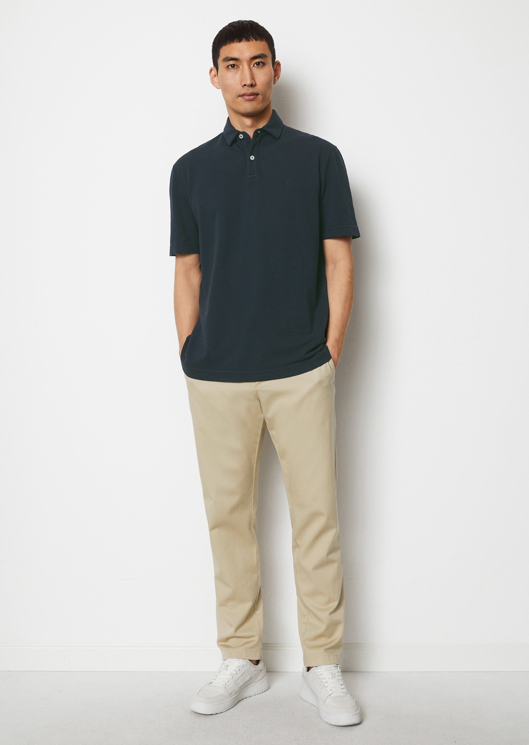 DfC Poloshirt Piqué regular in Piqué-Slub-Qualität