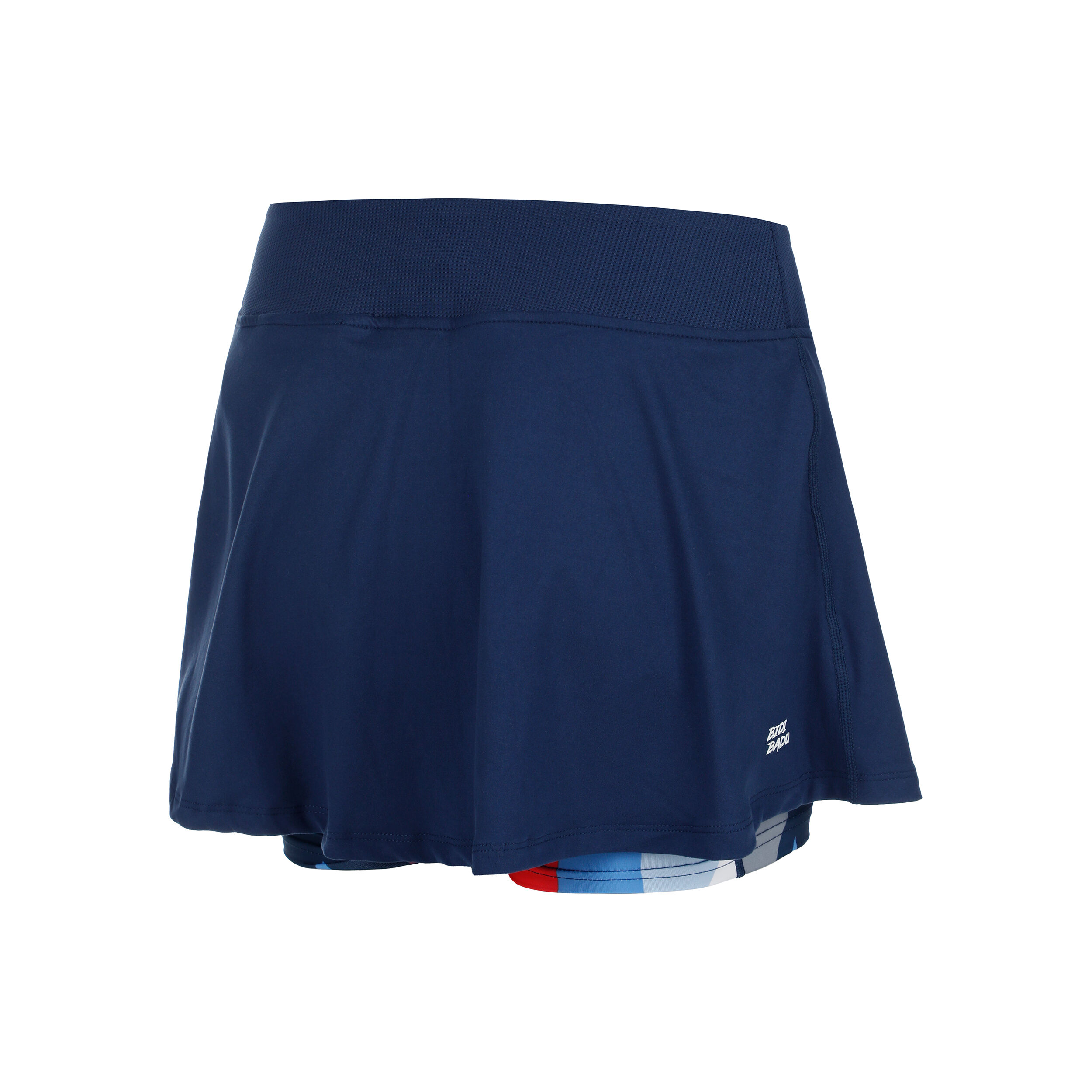 BIDI BADU New York 2024 Printed Wavy Jupe Femmes - Bleu Foncé