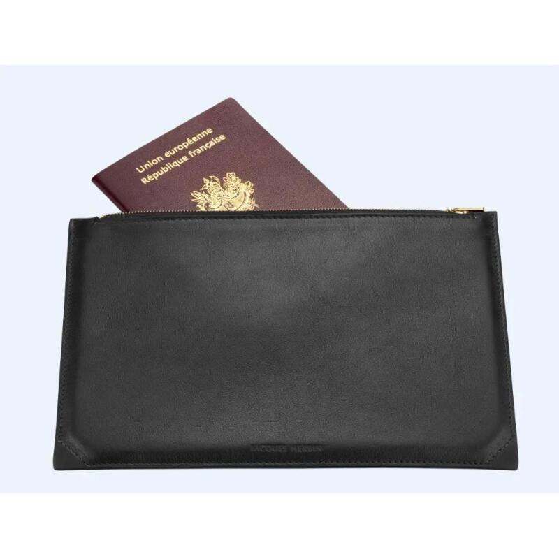 Pochette multifonction en cuir