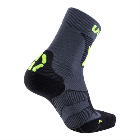 MTB LIGHT Unisex-Socken  anthracite yellow fluo  42-44