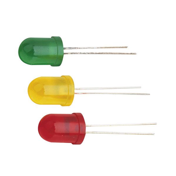 Um maço de 100 uds Led 10 amarelo Electro Dh 12.675/10/A 8430552021635 mm
