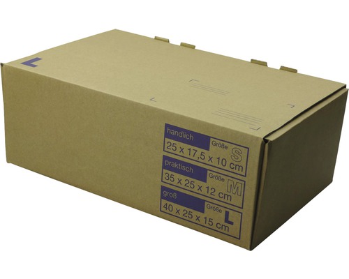 Cargo Point verzenddoos 250 x 150 x 400 mm golfkarton 13,3 l tot 25 kg
