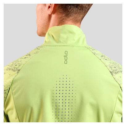 Veste Running Homme Odlo Zeroweight Pro Warm 2.0 Vert
