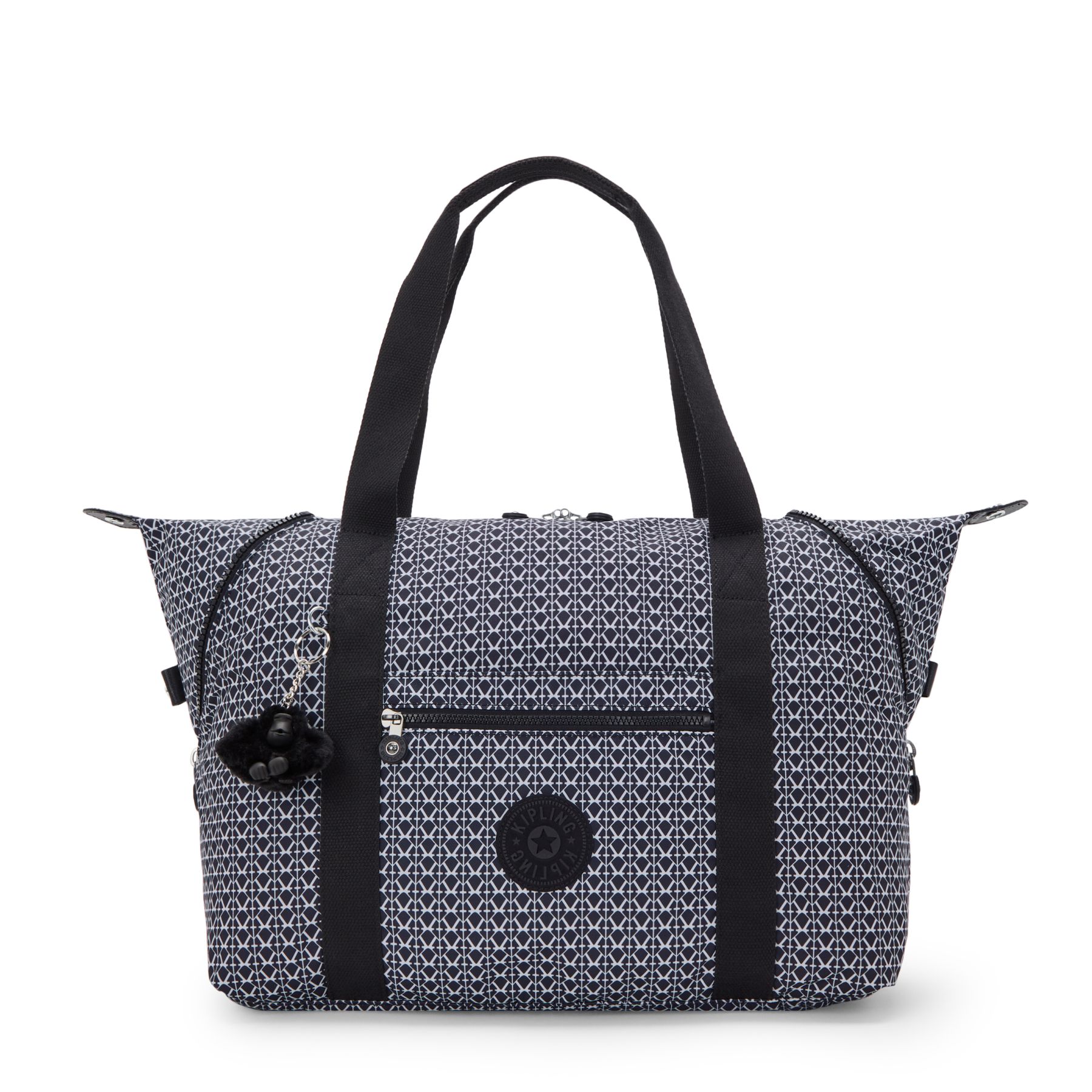 ART M Sac fourre-tout multi-usage taille moyenne avec manchon pour valise - Signature Print
