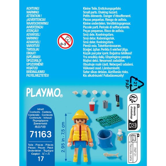 Bénévole Ramassage de déchets - Playmobil Spécial Plus 71163