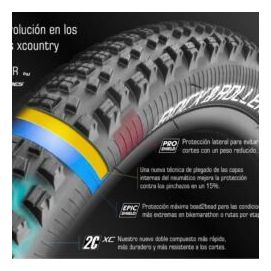 Pneu VTT MSC Rock & Roller 26'' Tubeless Ready Souple XC ProShield