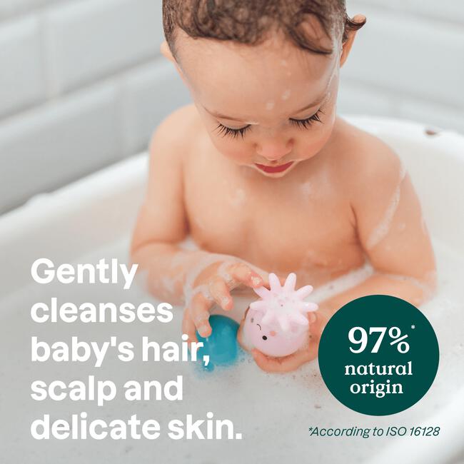 ATTITUDE Baby Leaves 2-in-1 Schuimende Haar & Body zeep peer & nectar 295 ML
