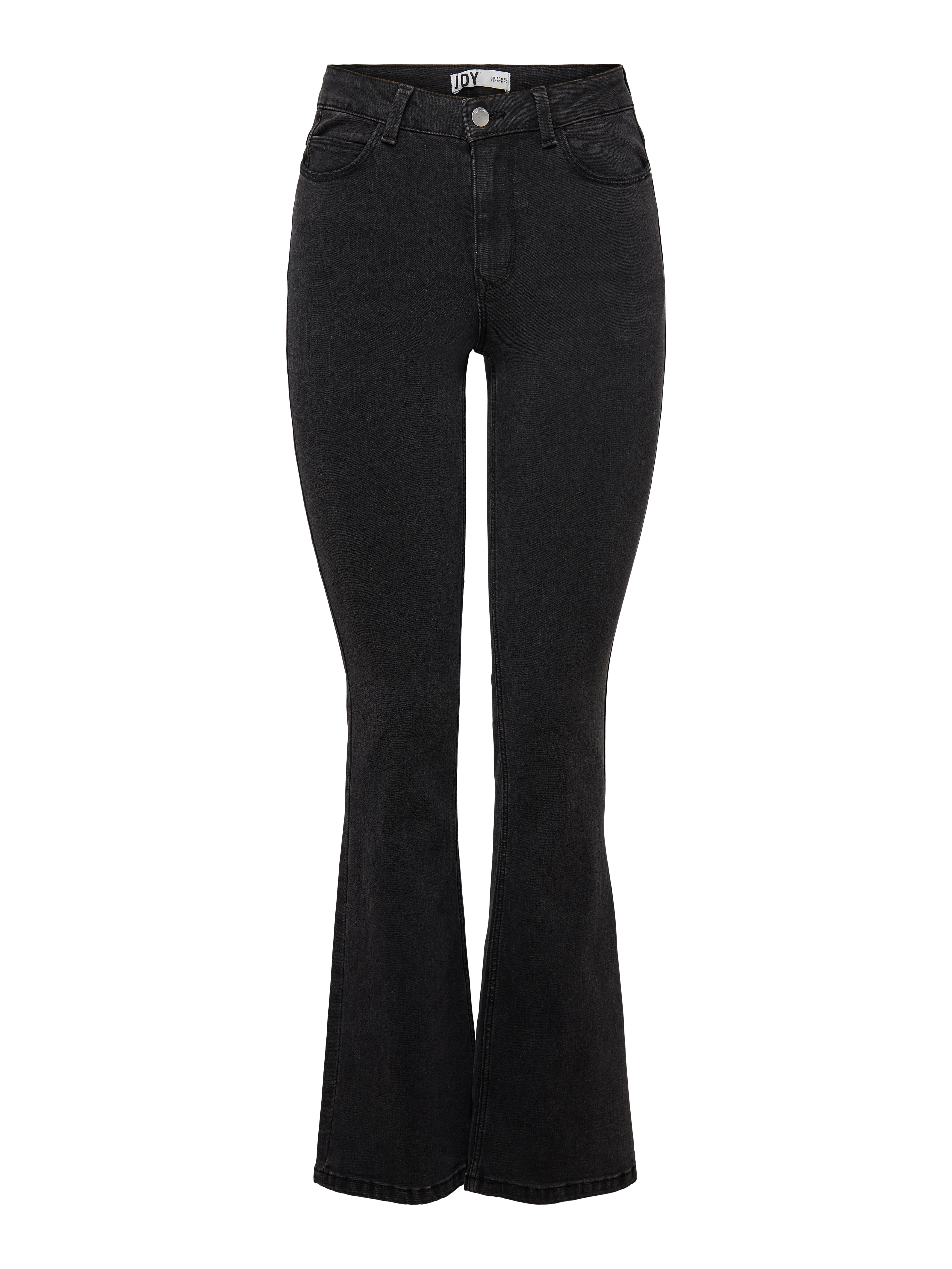 JDYNEWFLORA Hohe Taille Ausgestellt Jeans Dark Grey Denim