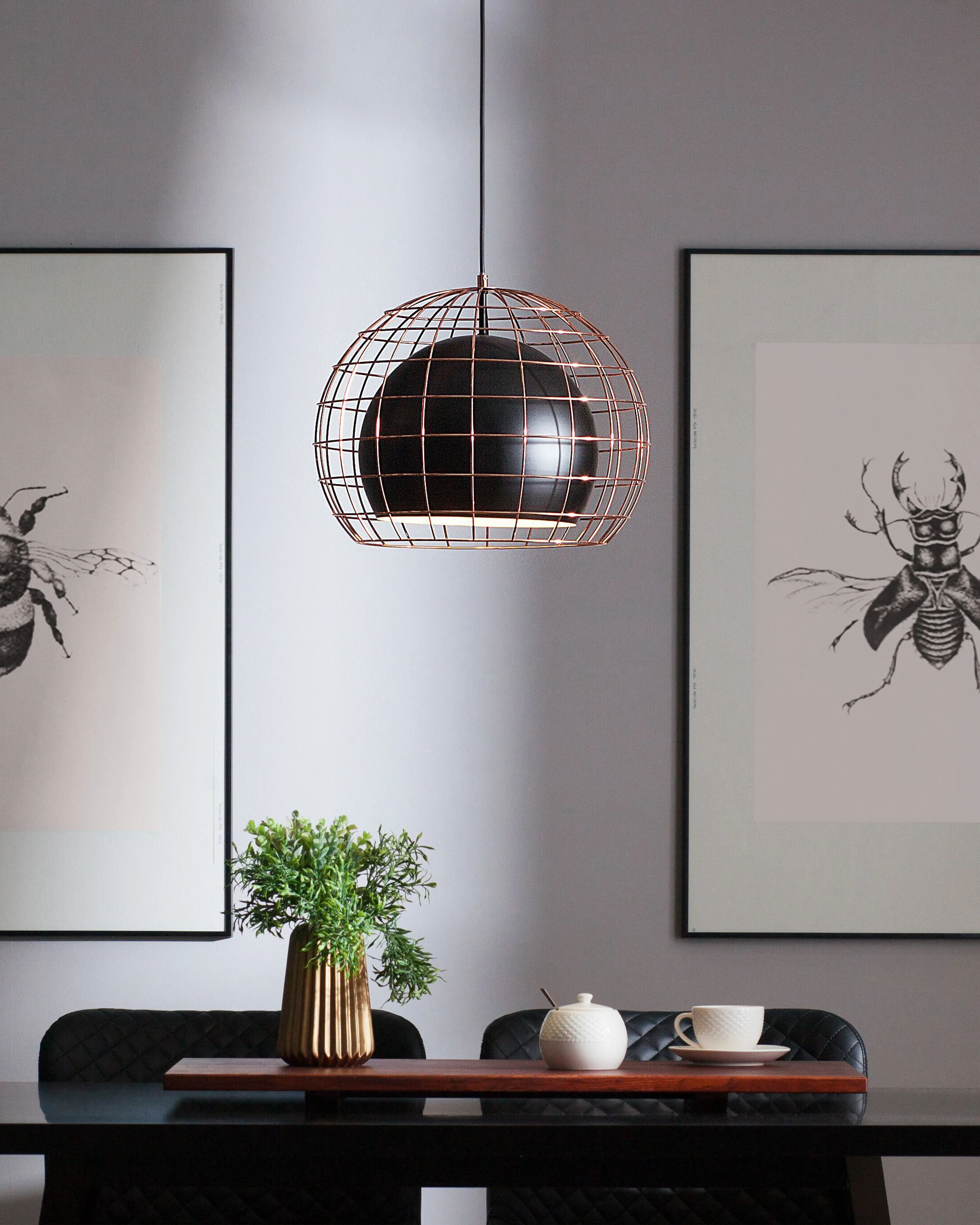 Hanglamp LIRI Metaal Zwart