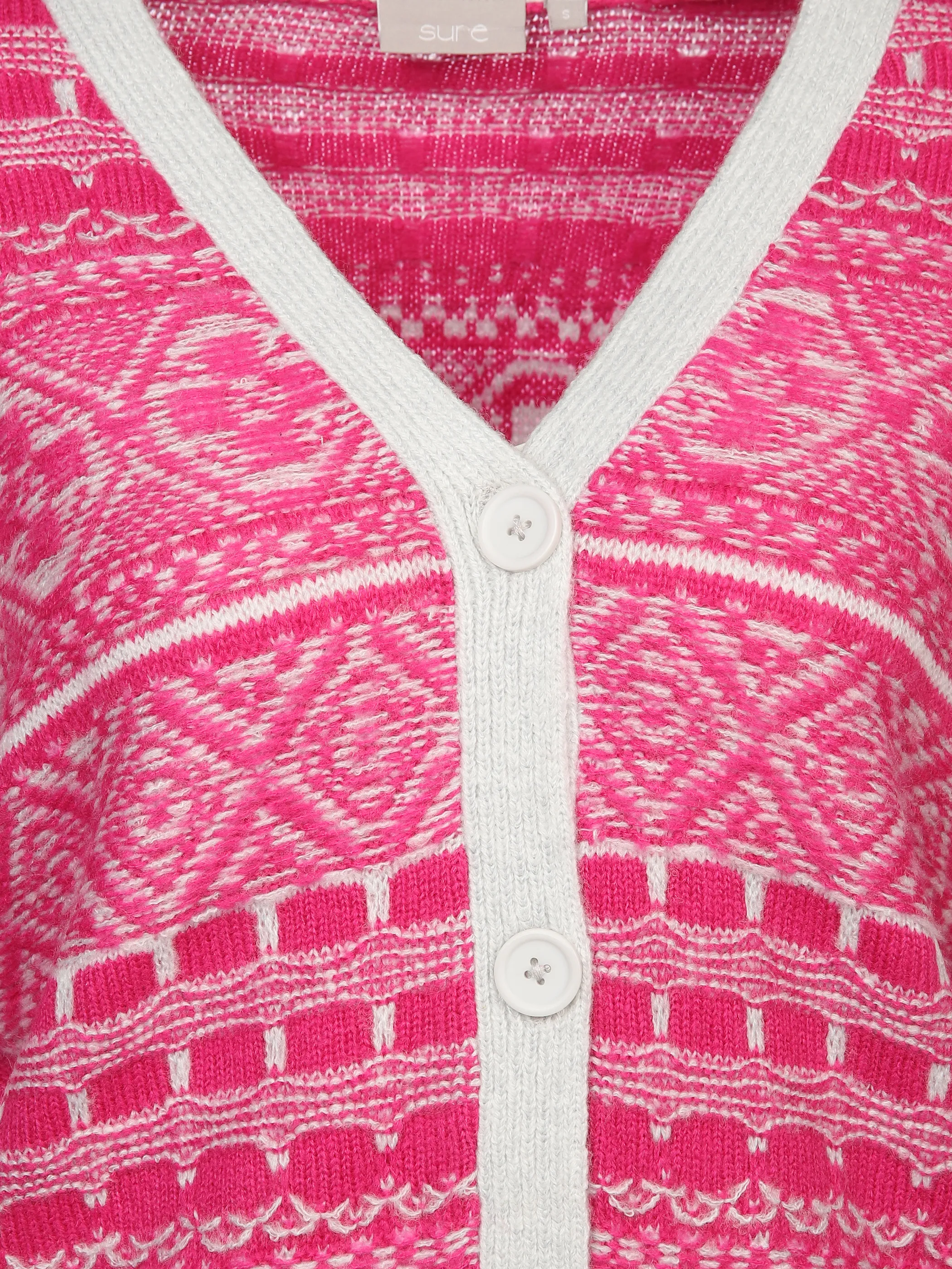 Damen Cardigan mit hübschem Mustermix