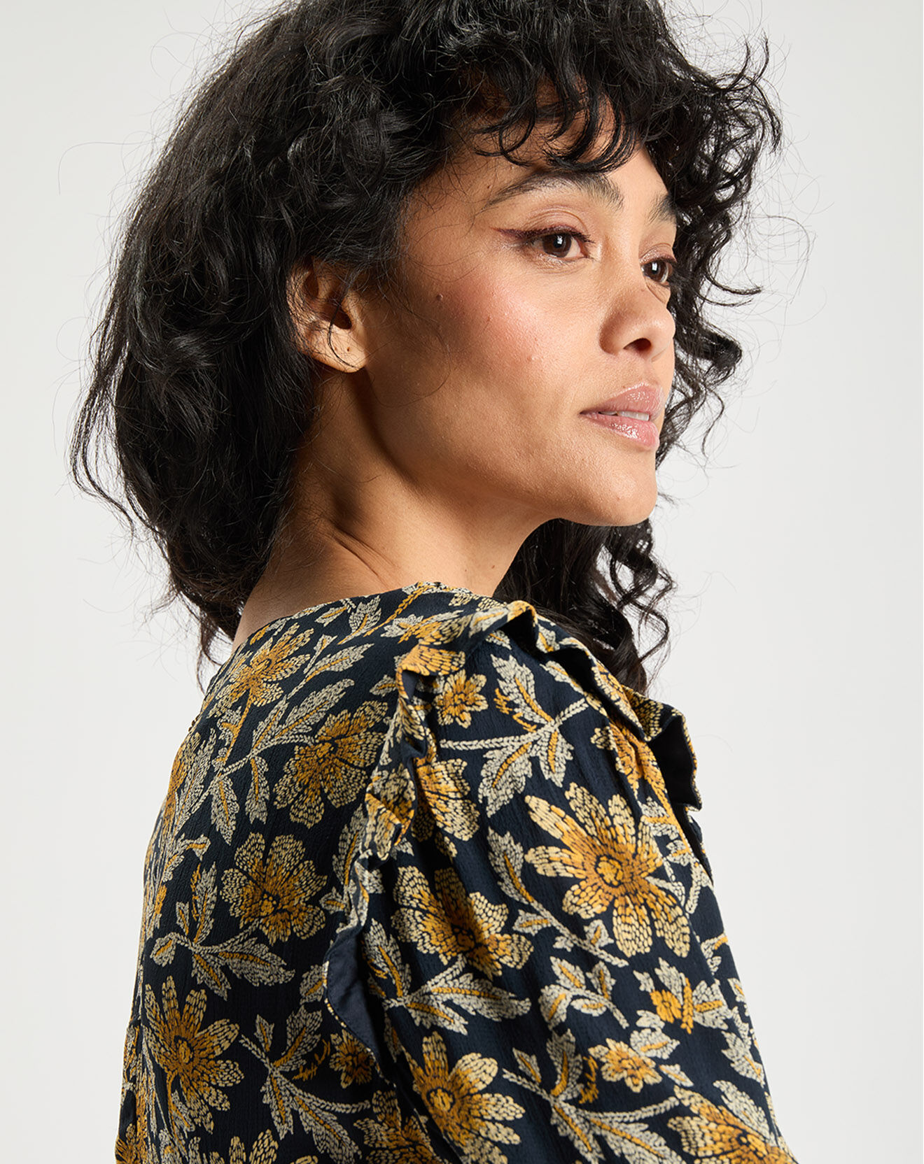 Tommy Hilfiger Robe en Crêpe imprimé floral multicolore