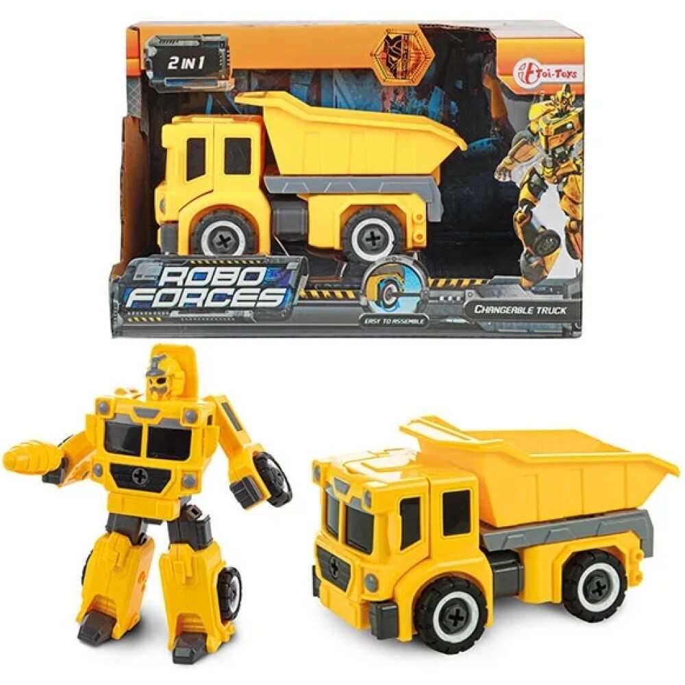 Verwandlungs Roboter Kipper Lastwagen