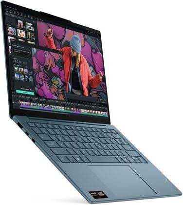 Lenovo Yoga Slim 7 - Laptop - Tidal Teal - 14 inch - 2.8K WUXGA OLED-display - AMD Ryzen AI 5 340 - 16GB RAM - 512GB SSD