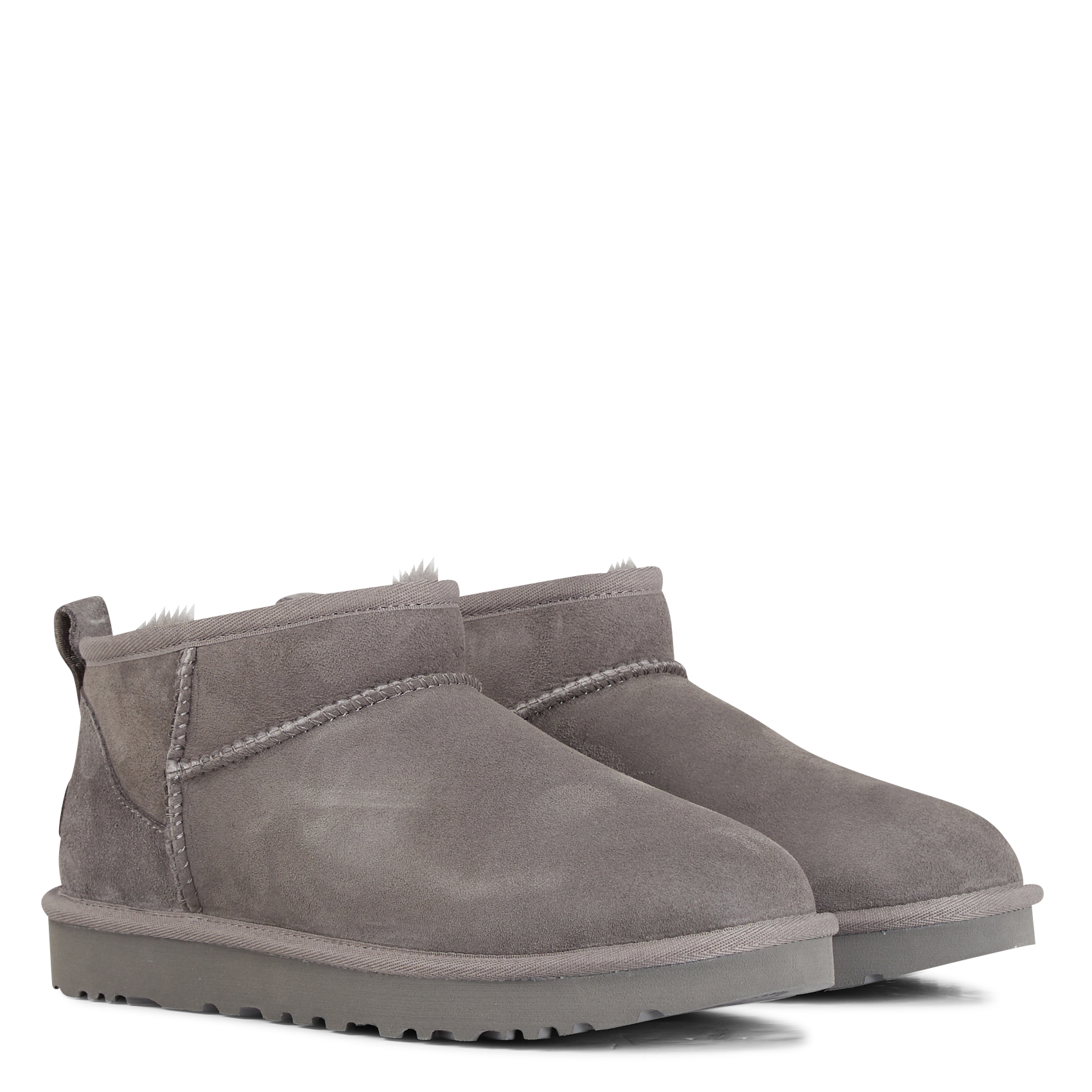 CLASSIC ULTRA MINI - Bottines Classic ultra mini en cuir | Gris