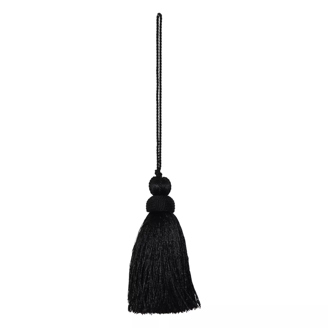 Pompon décoratif de poignée (H19 cm) Paul Noir