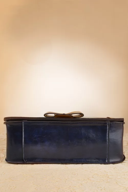 Banned Retro Antieke Messenger Bag in blauw