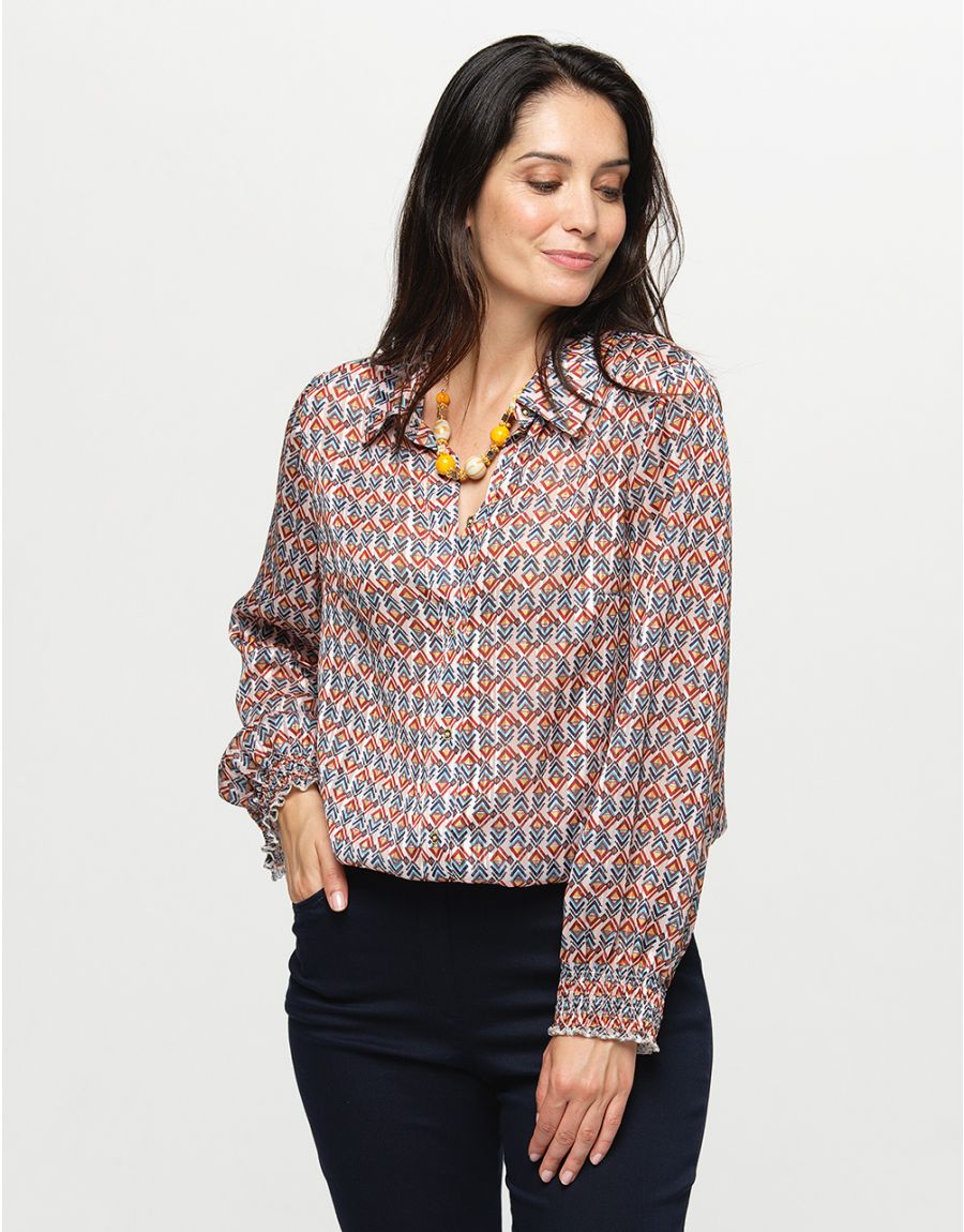 Blouse fluide imprimée
