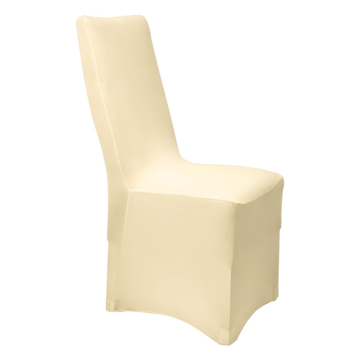 Beautissu Leona stoelhoes 95x45cm crème stretch banket