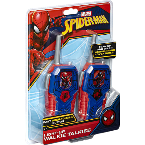Disney Spiderman walkie talkies med lys- og lydeffekter