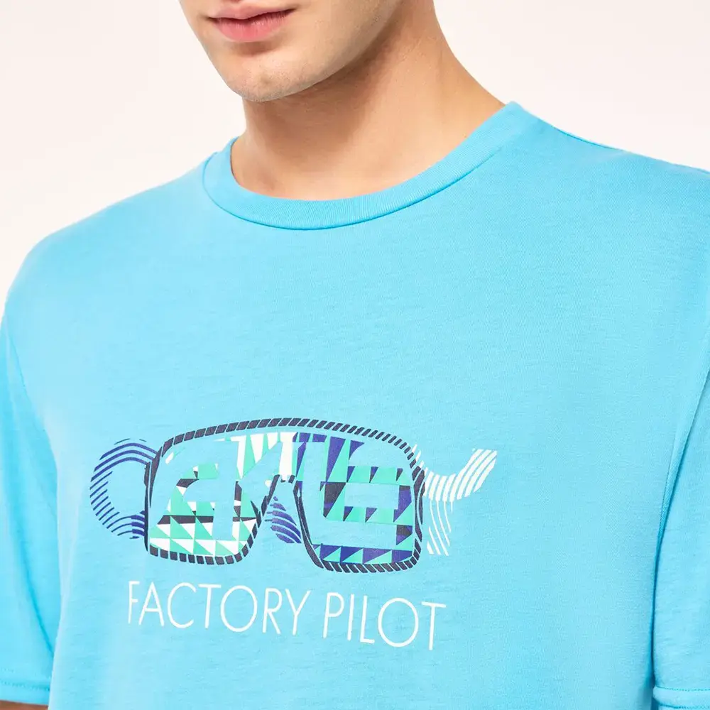 Oakley Sutro Factory Pilot T-Shirt Blauw Heren