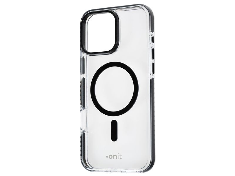 onit Back Cover Armorix iPhone 16 Pro Max Schwarz transpare MagSafe-kompatible Schutzhülle, fallgeprüft nach MIL-STD-810H