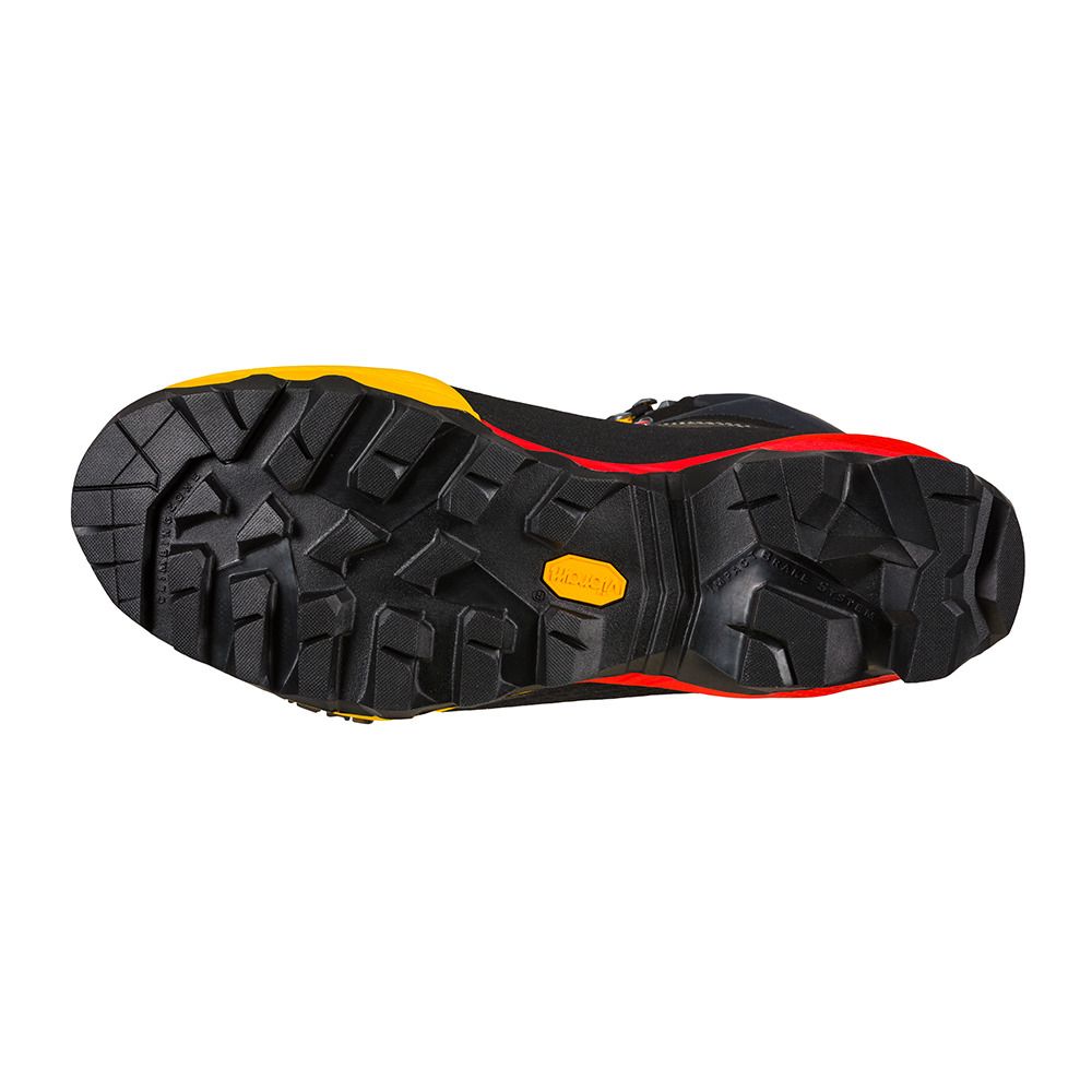 La Sportiva AEQUILIBRIUM LT GTX - Chaussures alpinisme Homme black/yellow