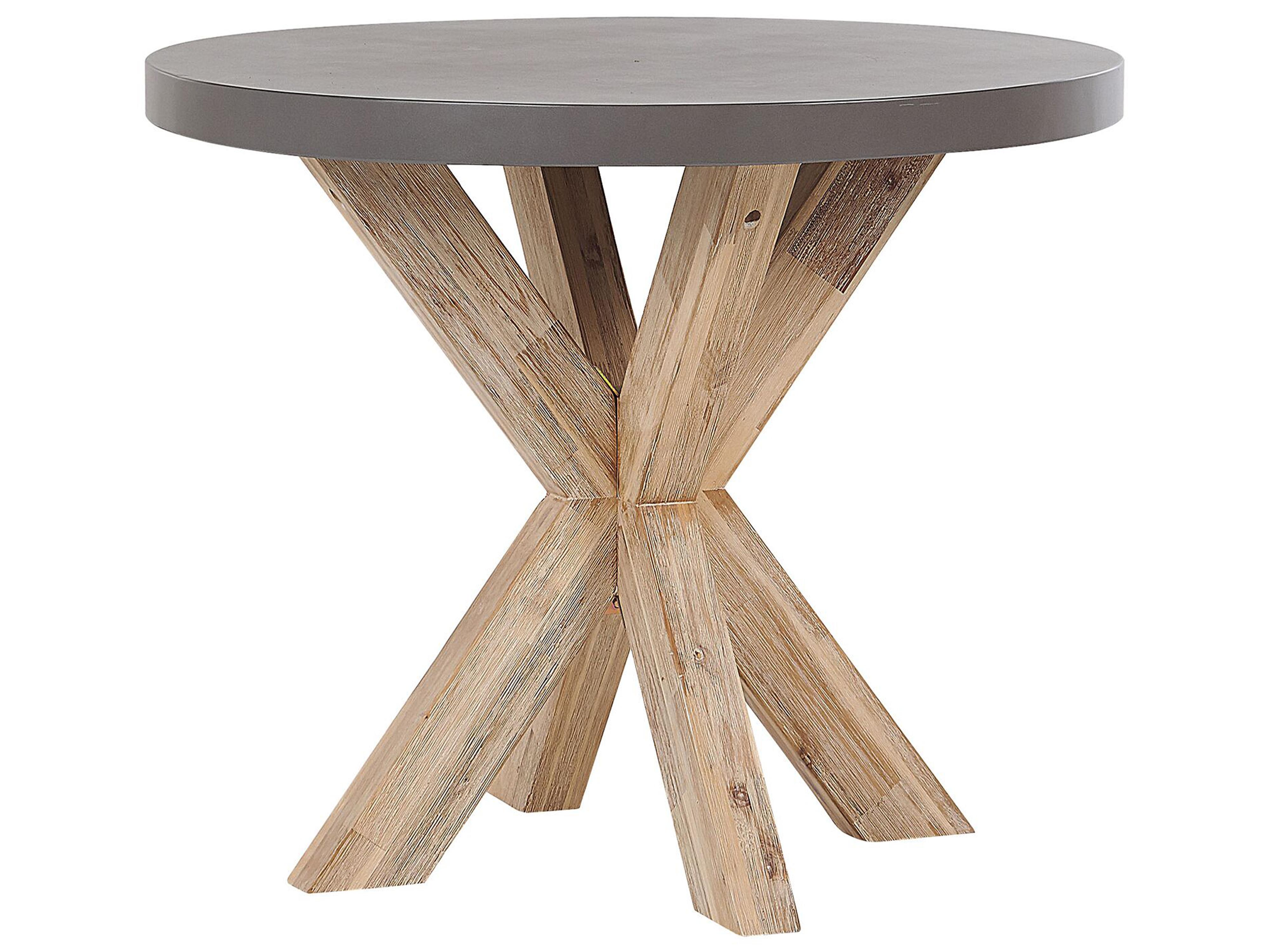 Tuin eettafel OLBIA 90 cm 90 cm Beton Grijs