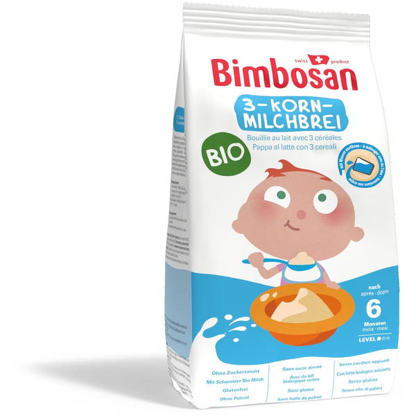 BimbosanBimbosan   Bio 3 Korn Milchbrei