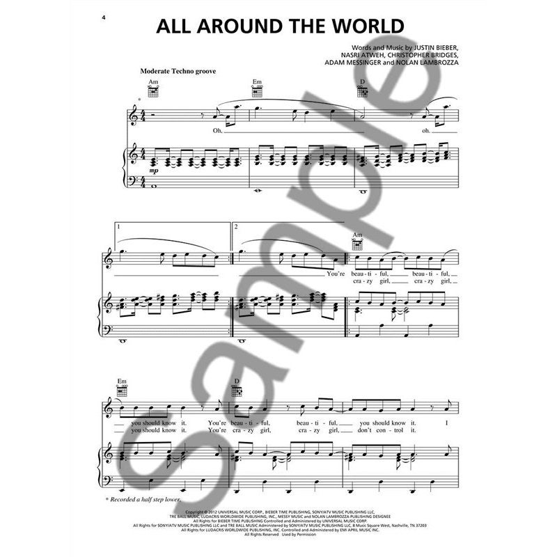 Hal Leonard - Justin Bieber - Believe