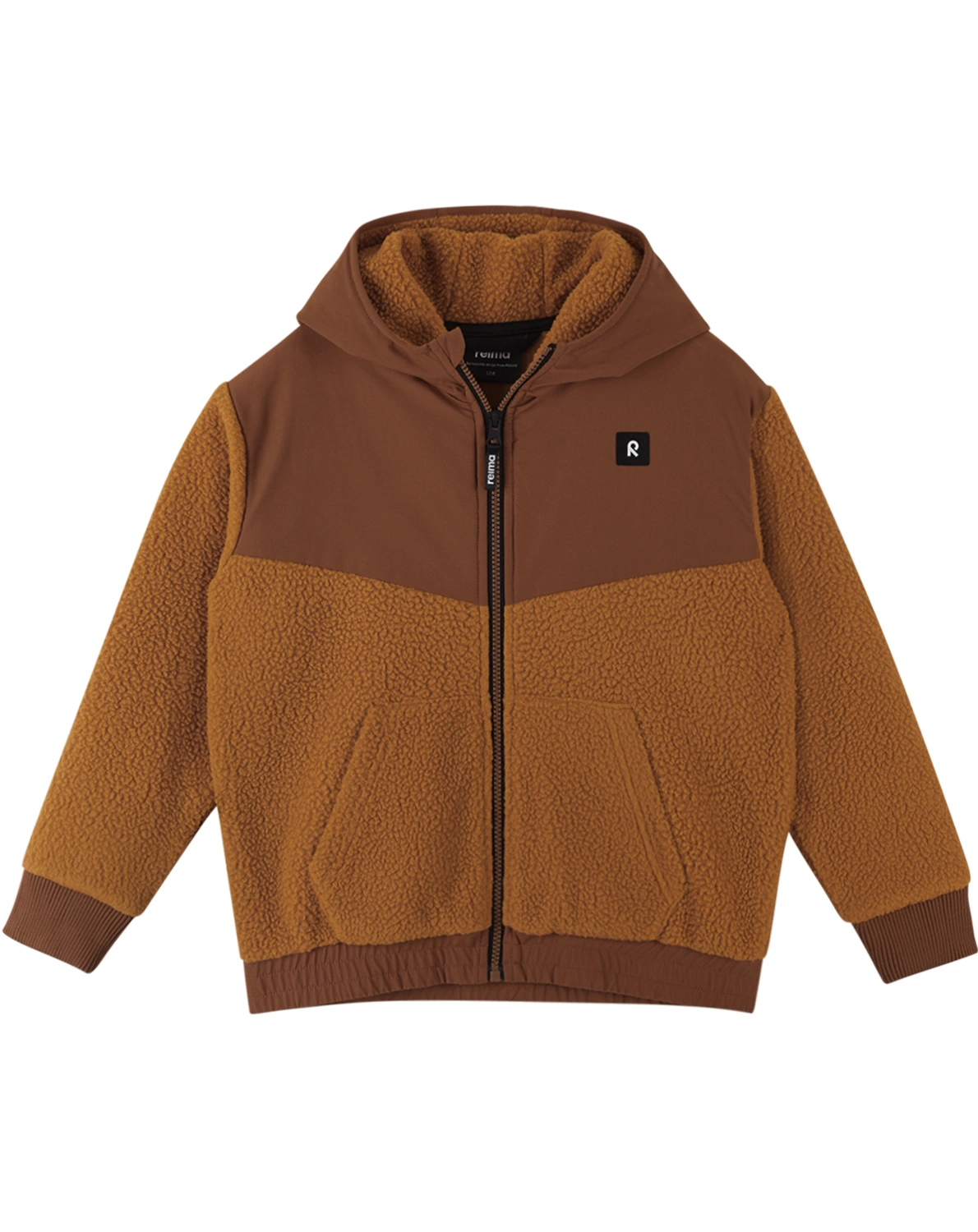 Kapuzen-Fleecejacke SAMOTA in cinnamon brown